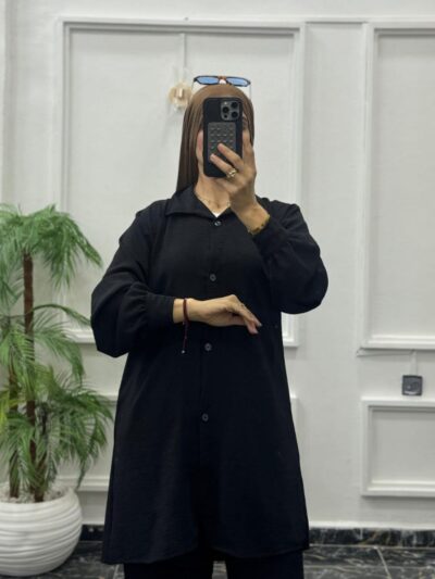 Ensemble Tunique et Pantalon en Crêpe Froissé - Image 14