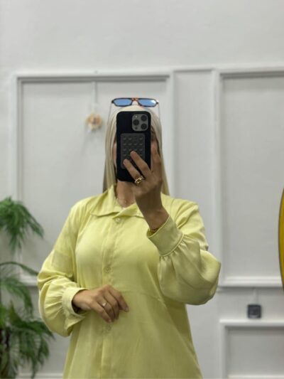 Ensemble Tunique et Pantalon en Crêpe Froissé - Image 7