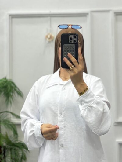 Ensemble Tunique et Pantalon en Crêpe Froissé - Image 9