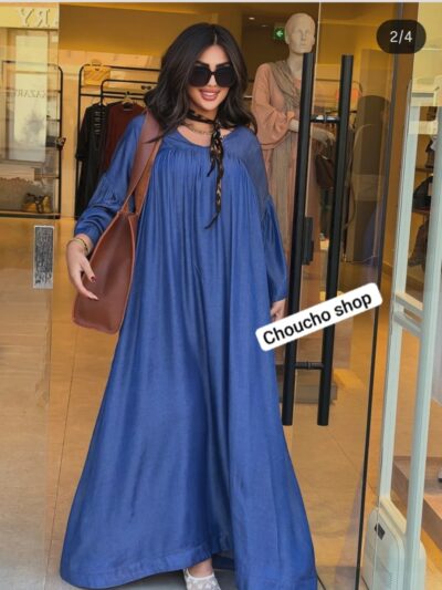 Robe longue en jean décontractée pour femmes - Image 2