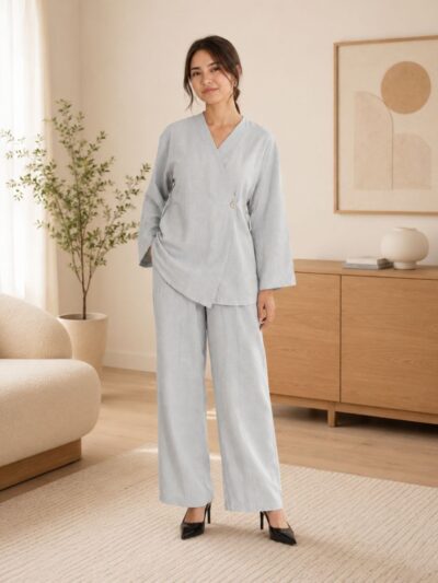 Ensemble Élégant en Lin  – Collection Été - Image 3