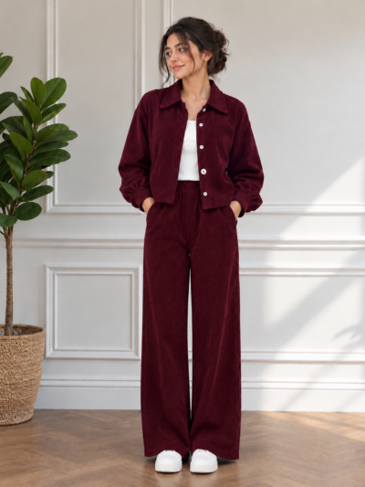 Ensemble Tendance Veste et Pantalon Coupe Large - Image 1