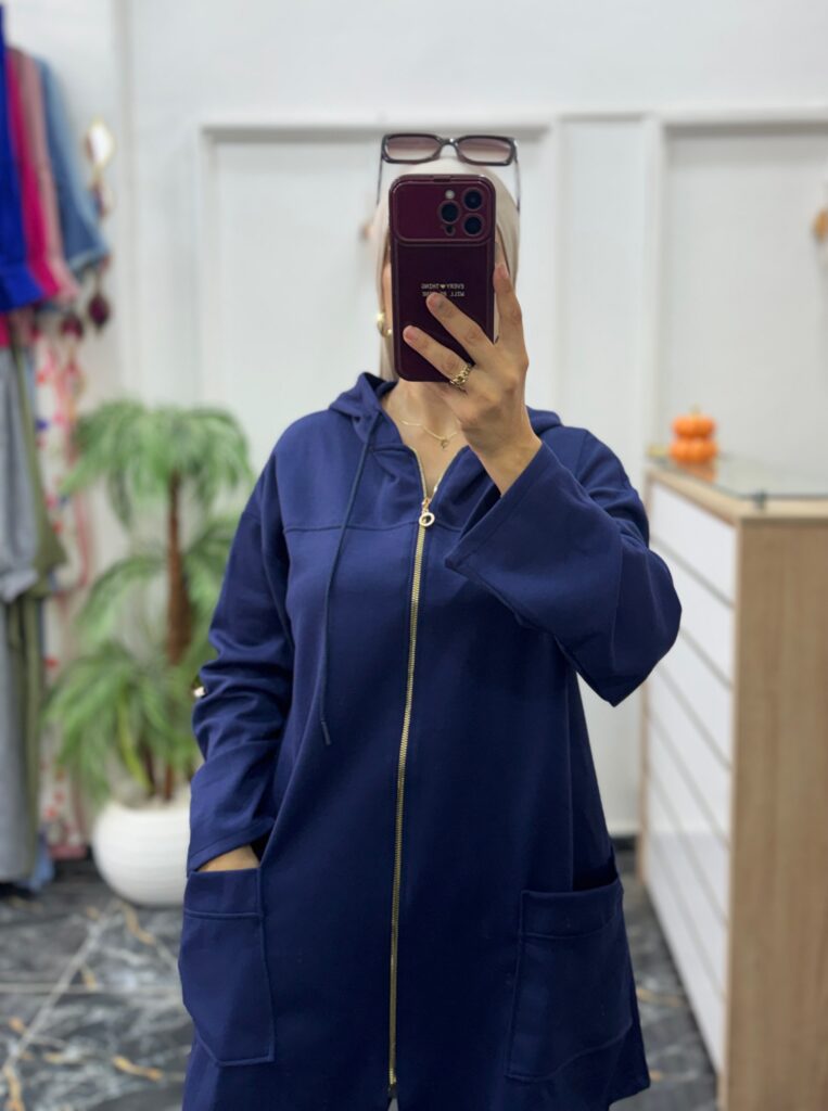 Ensemble Tony Deux Pièces avec Veste Zippée à Capuche et Pantalon Large - 7