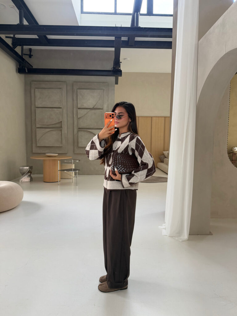 Gilet Chloé à Motifs Losanges - 2